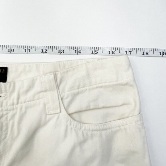 Juicy Couture Jeans Women's Size 31 Off White Flared Leg Boot Cut Rigid Denim - Picture 7 of 14